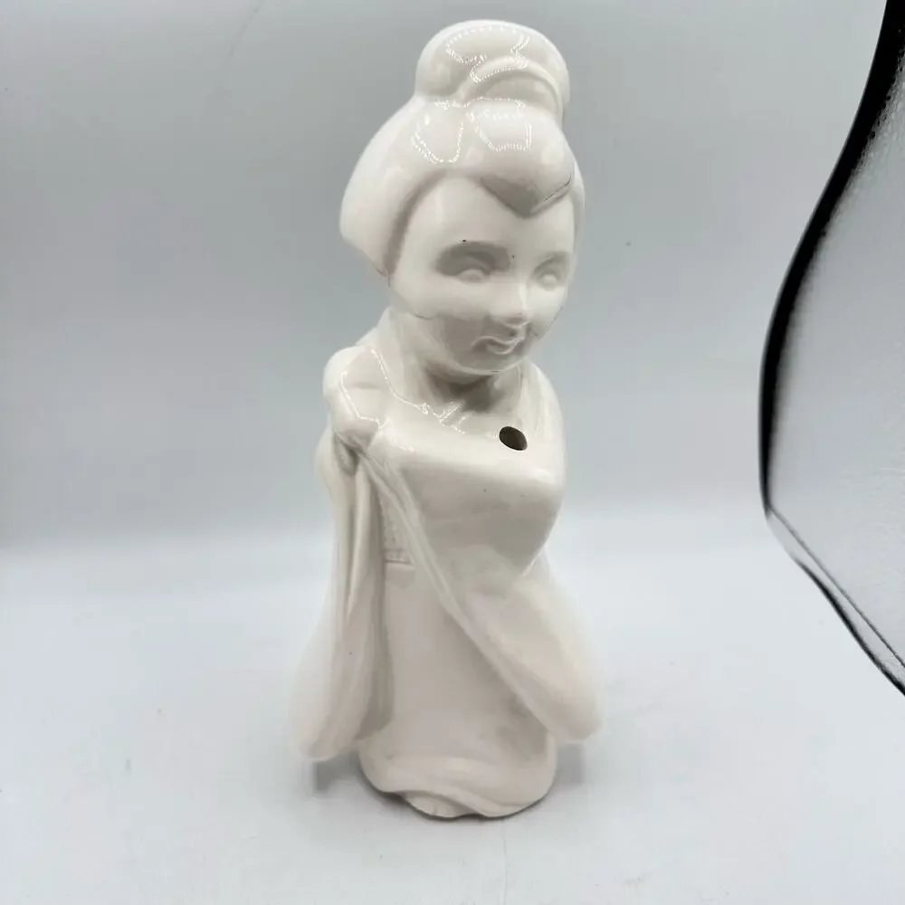 Vintage 1980s Orchids Of Hawaii Geisha Tiki Mug Flower Vase - 10